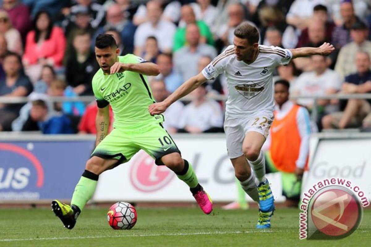 Manchester City kunci peringkat empat Liga Inggris