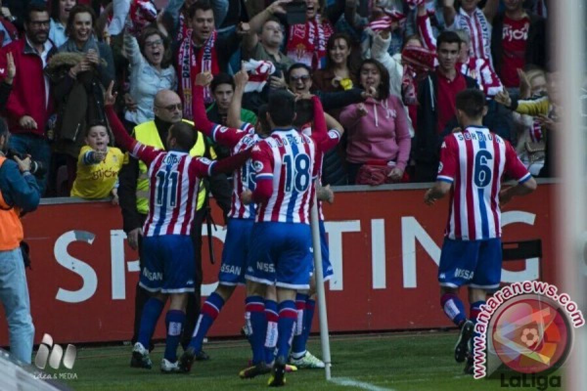Tundukkan Villarreal 2-0, Gijon bertahan di La Liga