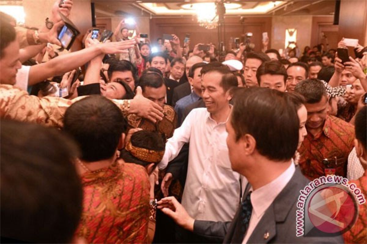 Presiden Jokowi terkejut pertemuan diaspora dihadiri ribuan WNI 
