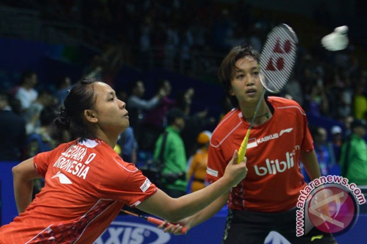 Della/Rosyita imbangkan uber Indonesia 1-1 lawan Thailand