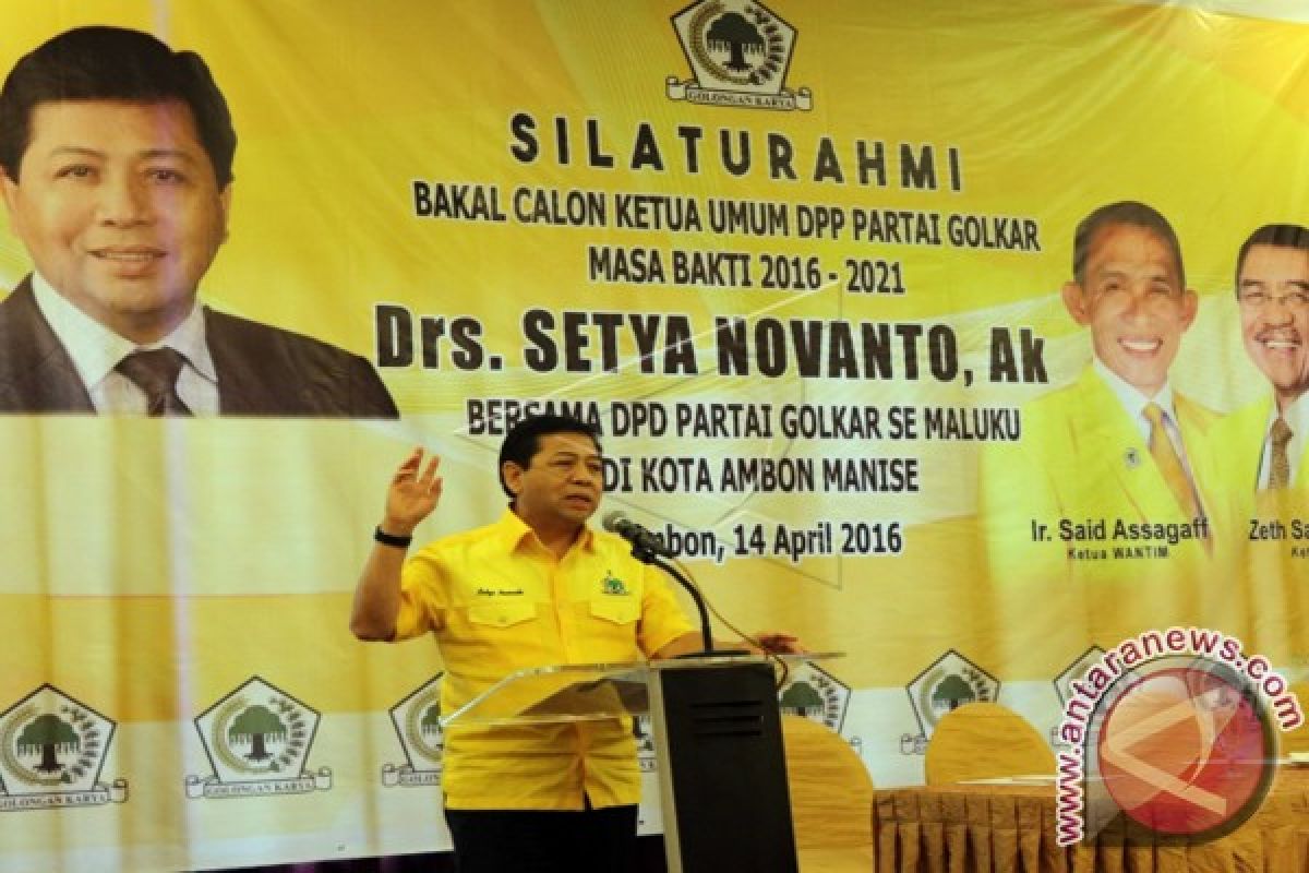 Setya Novanto Ketua Umum Partai Golkar