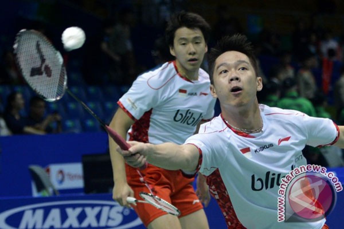 Kevin/Marcus tembus perempat final Denmark Terbuka