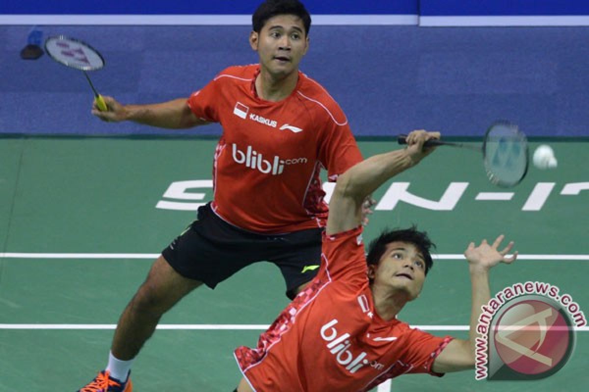 Hendra/Rian tersingkir dari Denmark Terbuka