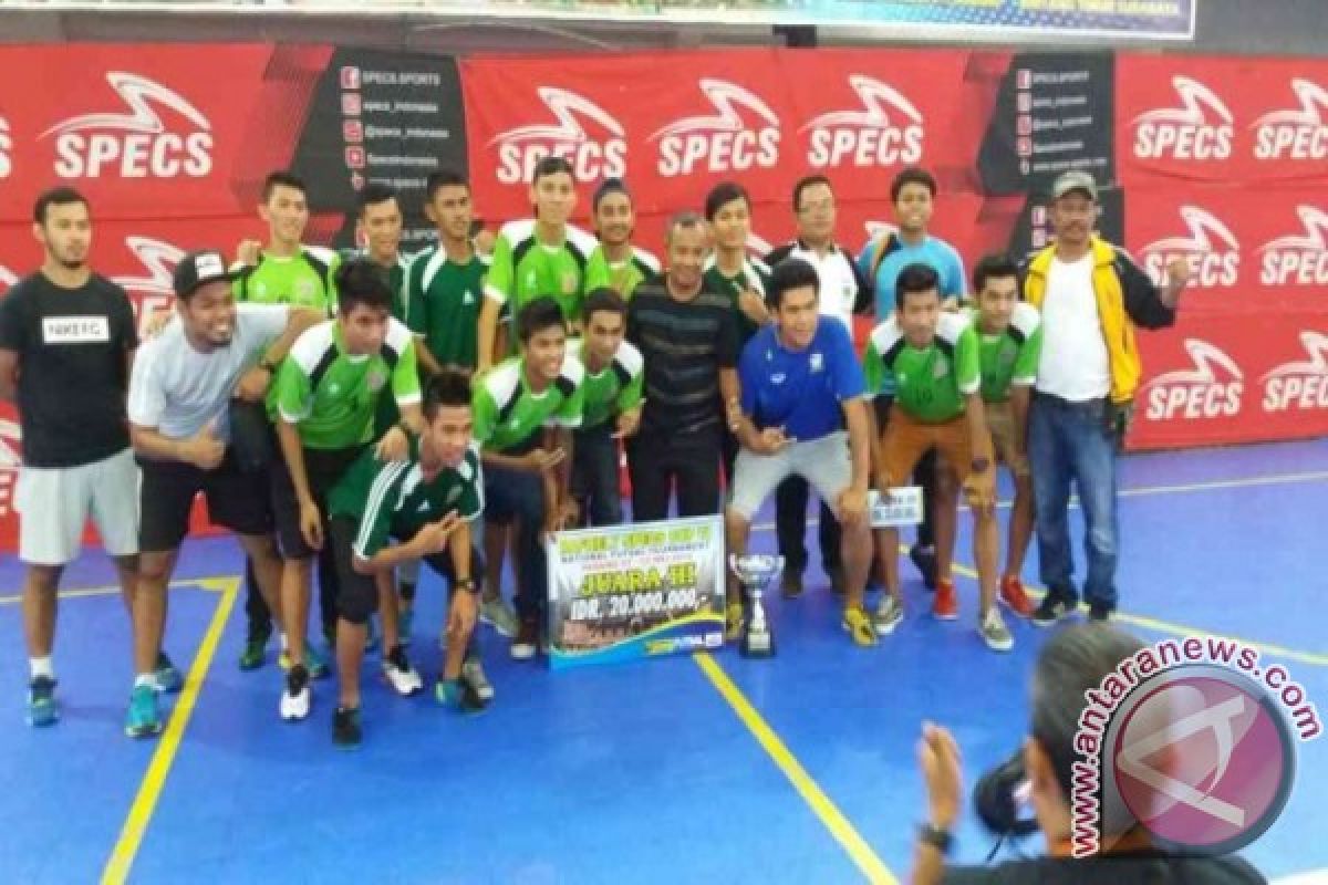 Tim Futsal Sumut Juara 3 di Padang