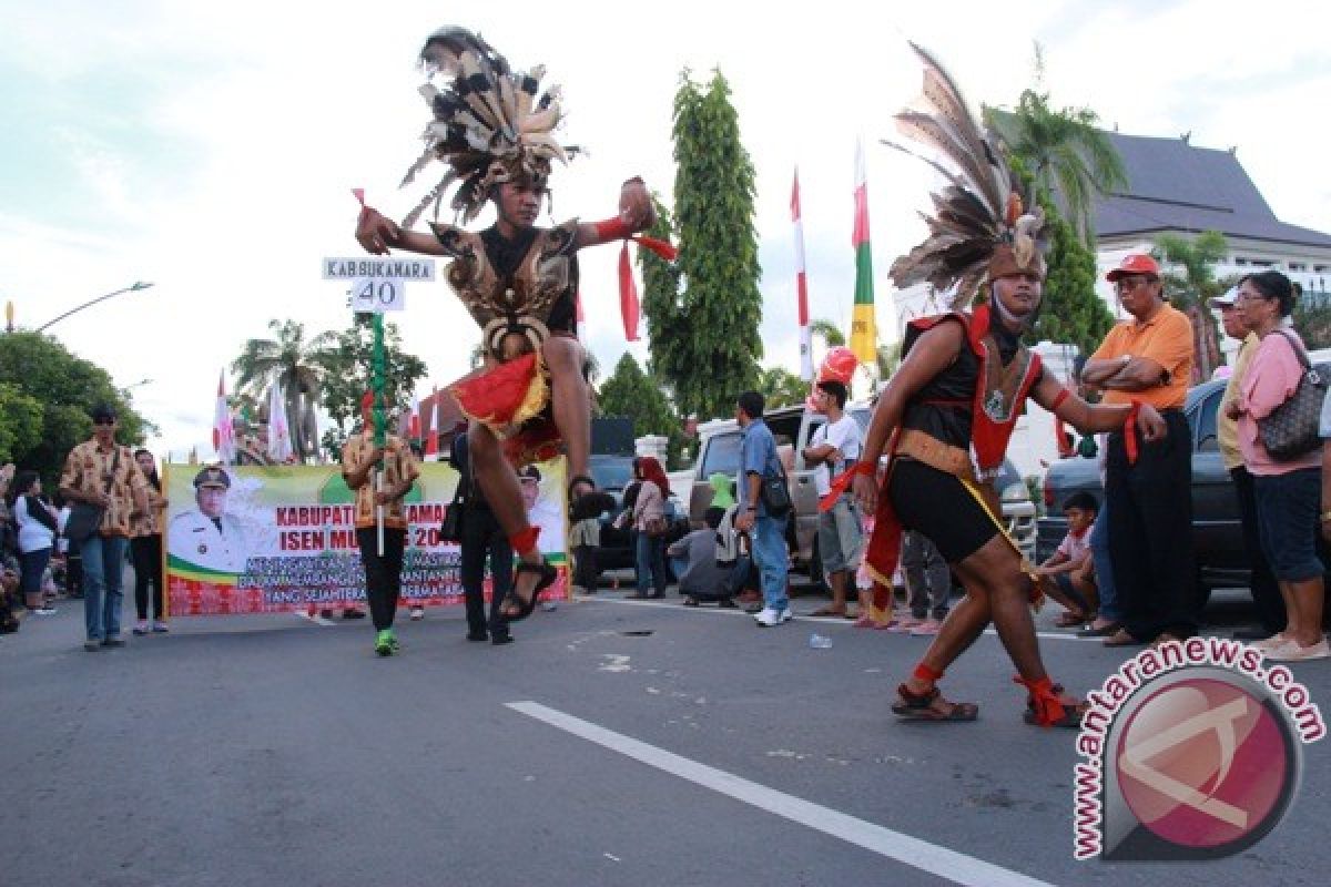 Seruyan Ikuti 11 Cabang Festival Isen Mulang