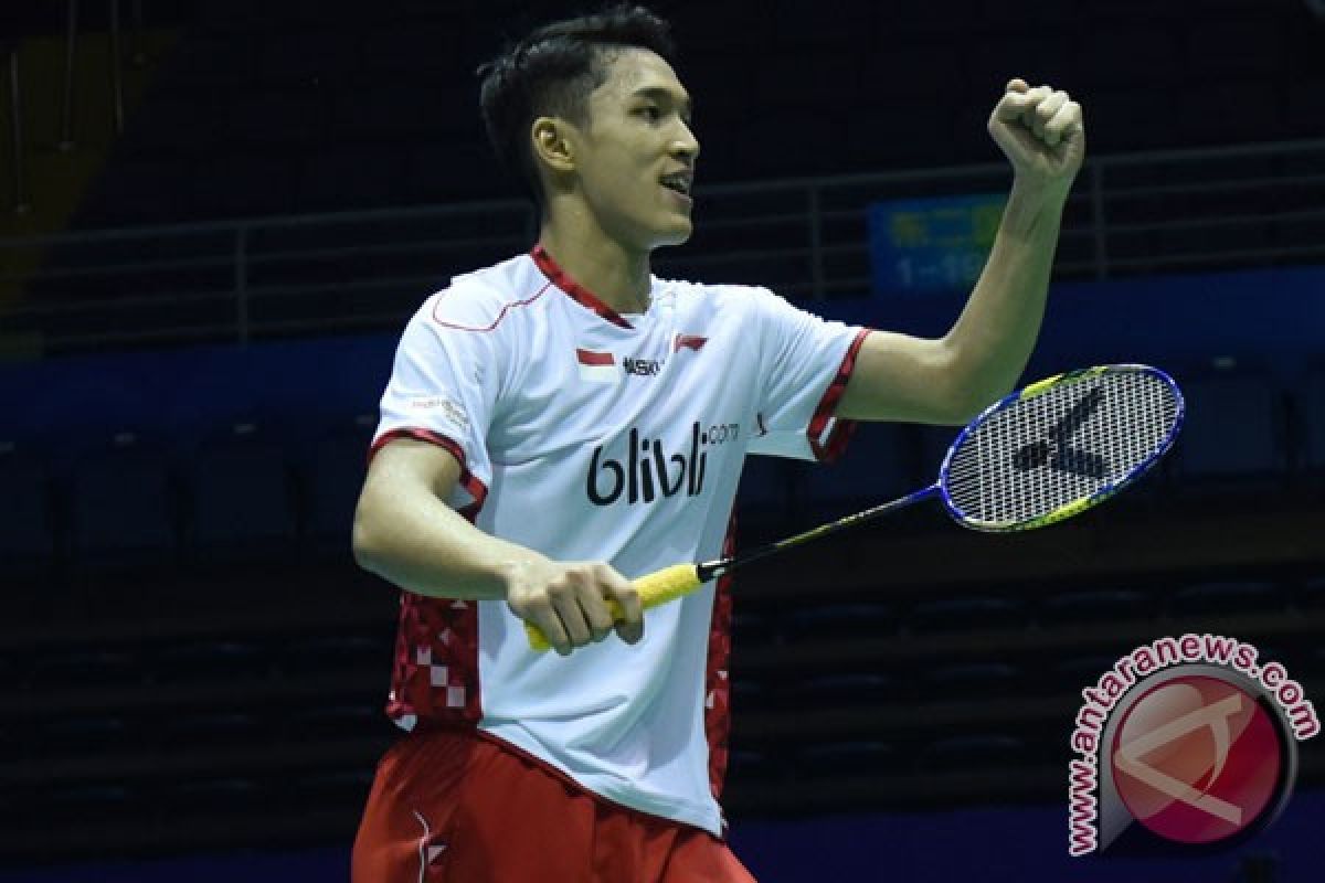 Jonatan melaju ke perempatfinal Prancis Terbuka 2016