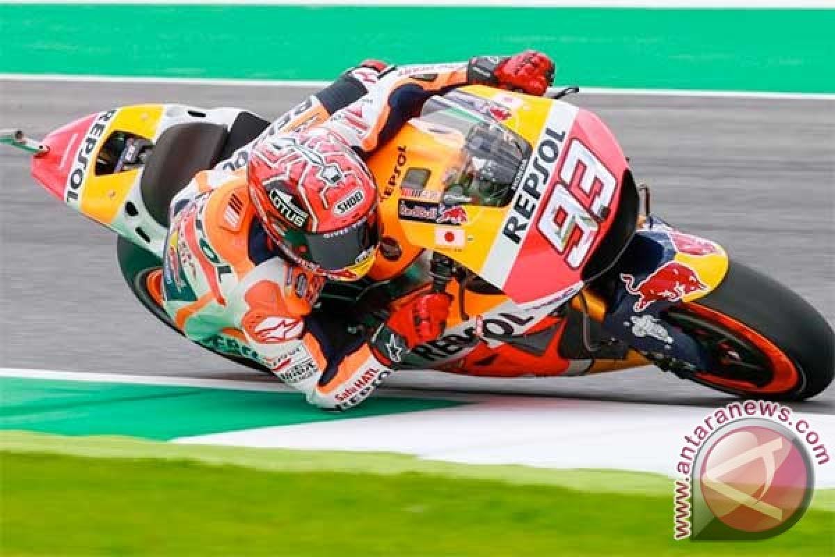 Ini alasan Marquez gagal raih pole MotoGP Italia