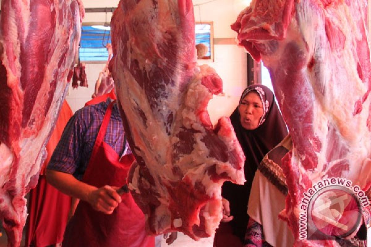 Harga daging Manado stabil jelang tahun baru
