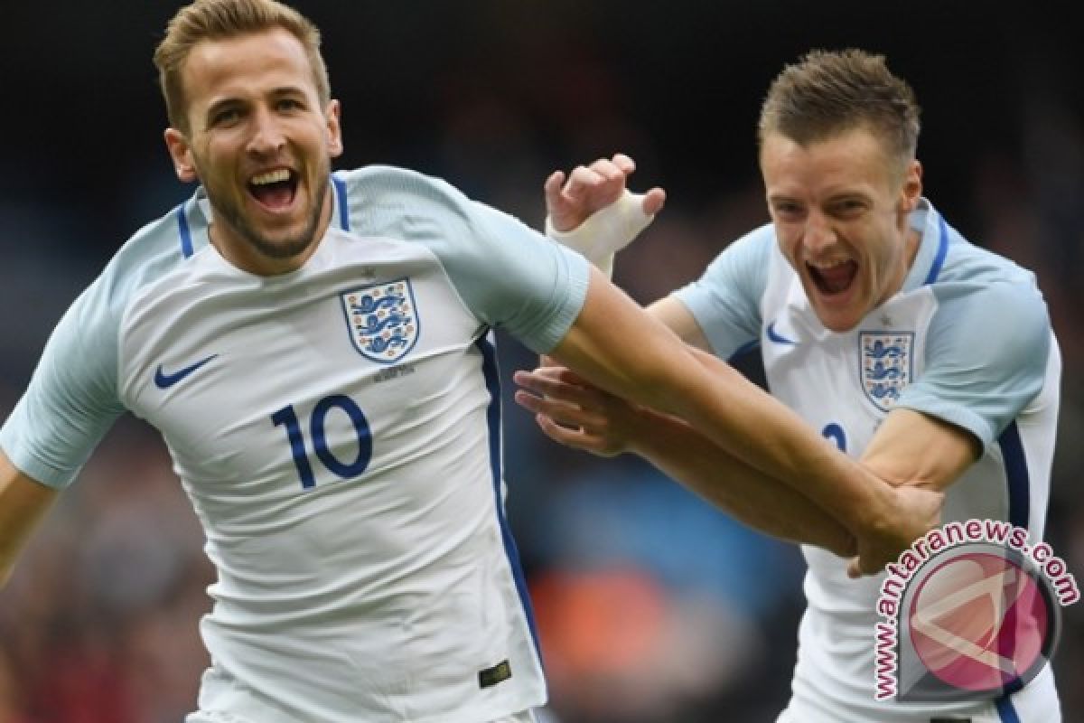 Kane berkongsi dengan Vardy di Piala Eropa 2016