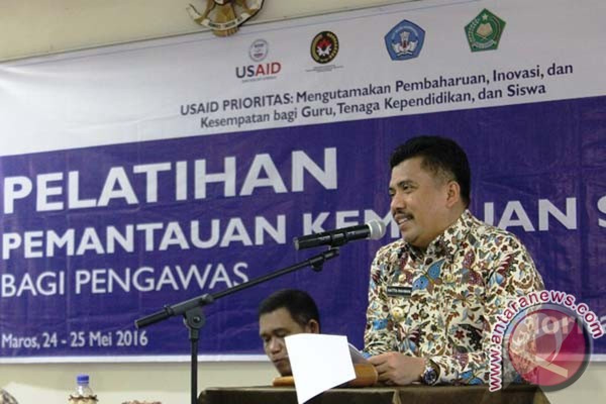 Bupati Maros komitmen teruskan pengembangan mutu pendidikan 