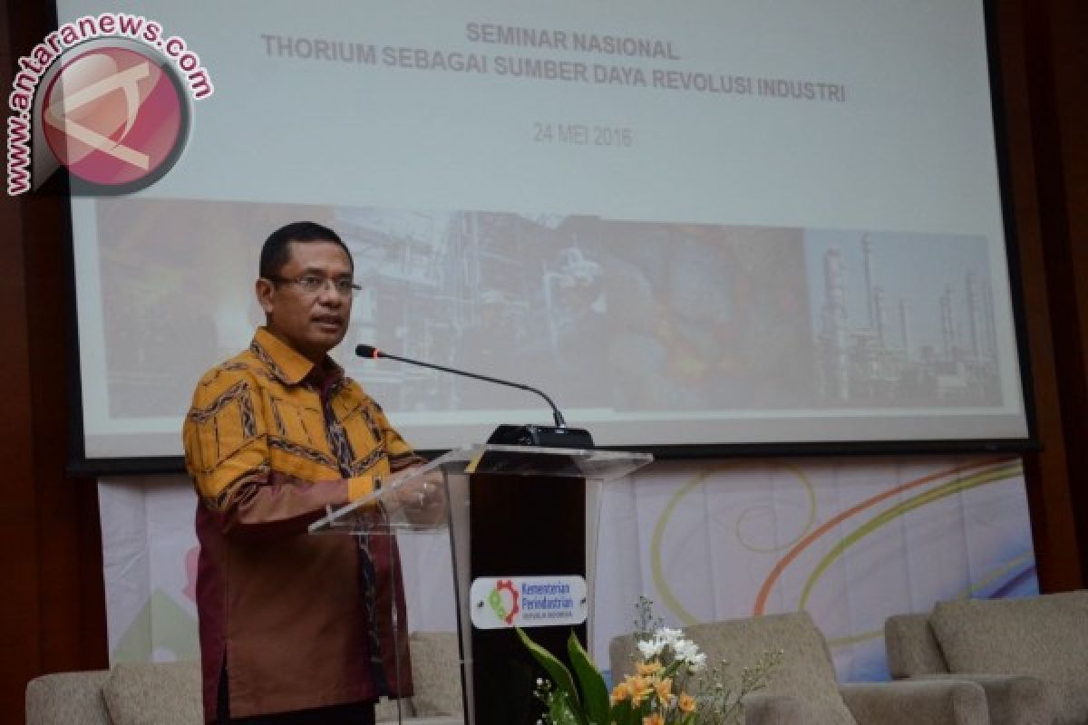 Menperin: butuh pemikiran terbuka terima pembangkit listrik tenaga thorium