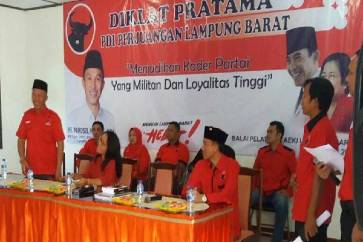 PDI Perjuangan Lampung Barat Gelar Diklat Kader  