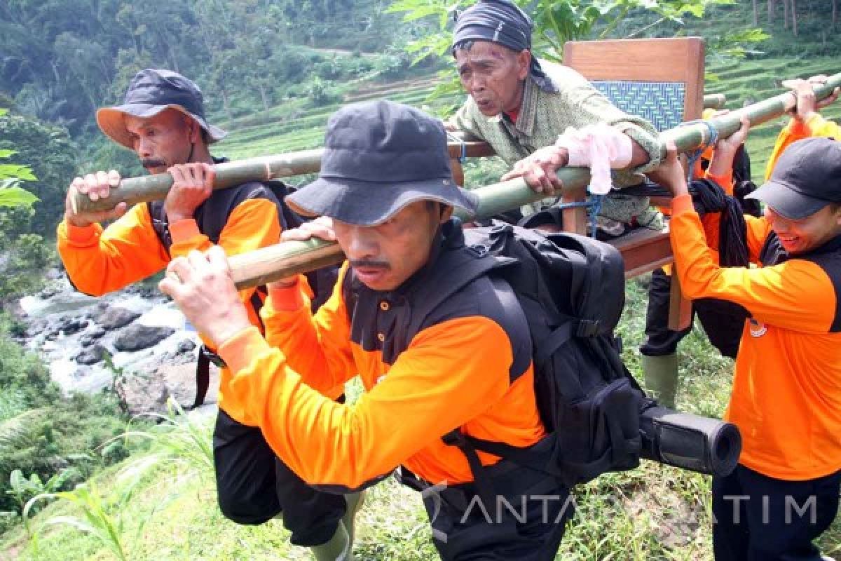  Simulasi Penanggulan Bencana Tanah Longsor Digelar.di Tulungagung