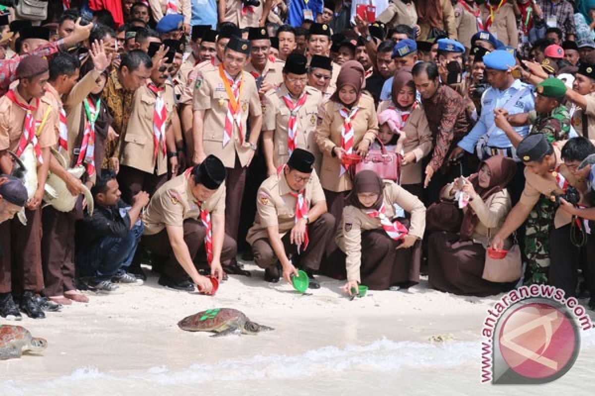 Pramuka madrasah hasilkan Deklarasi Cinta Bahari