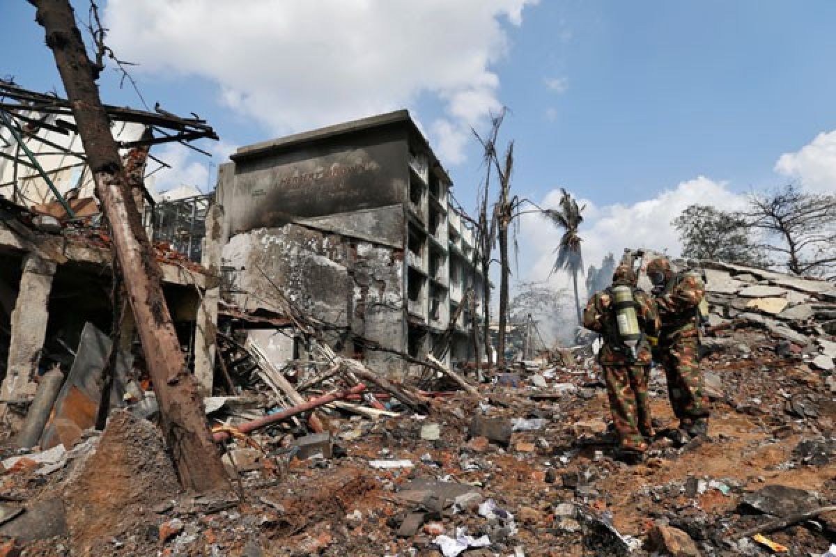 Pabrik kimia terbakar tewaskan 12 orang, lukai 50