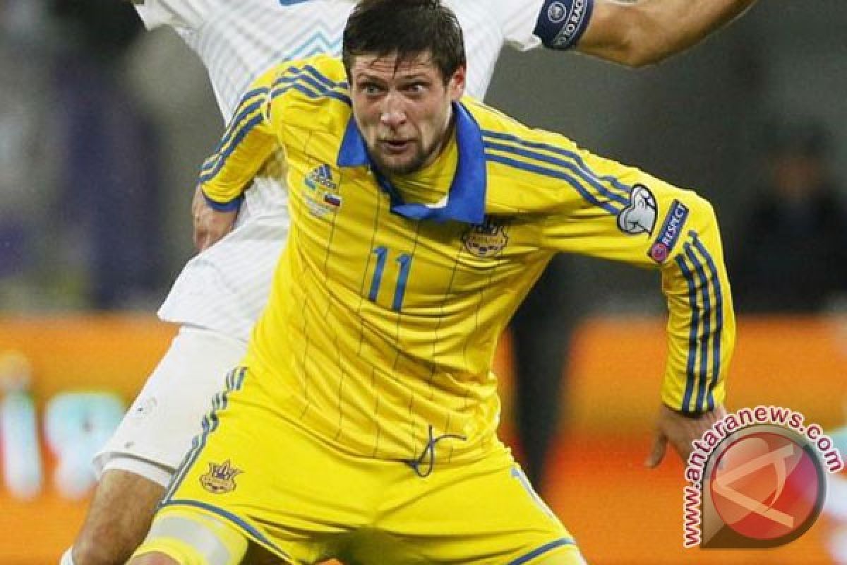 Seleznyov masuk skuad sementara Ukraina untuk Euro 2016
