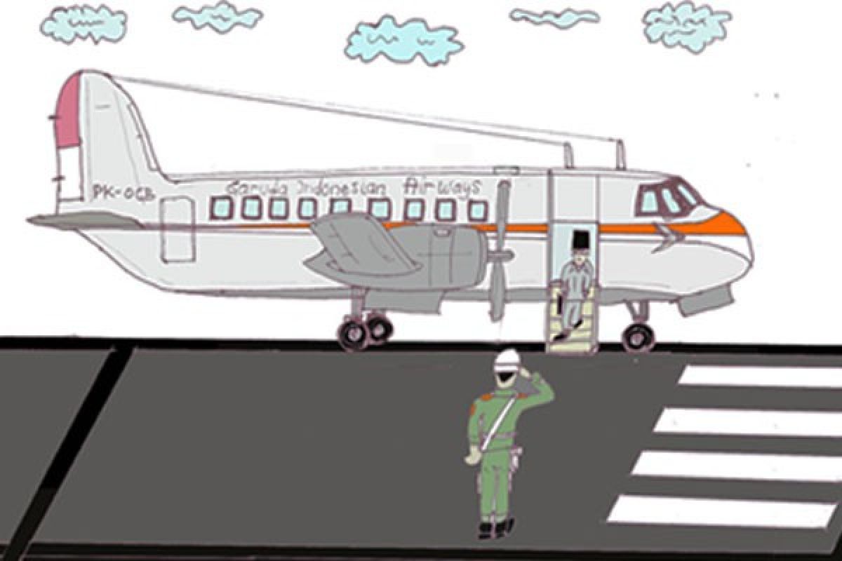 Antara doeloe : Udji tjoba pesawat yang akan digunakan Presiden Sukarno