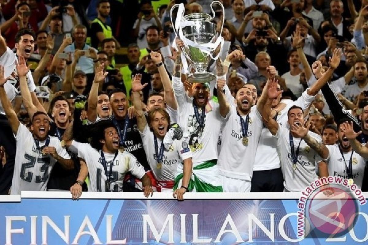 Real Madrid Terbanyak Raih Piala Liga Champions