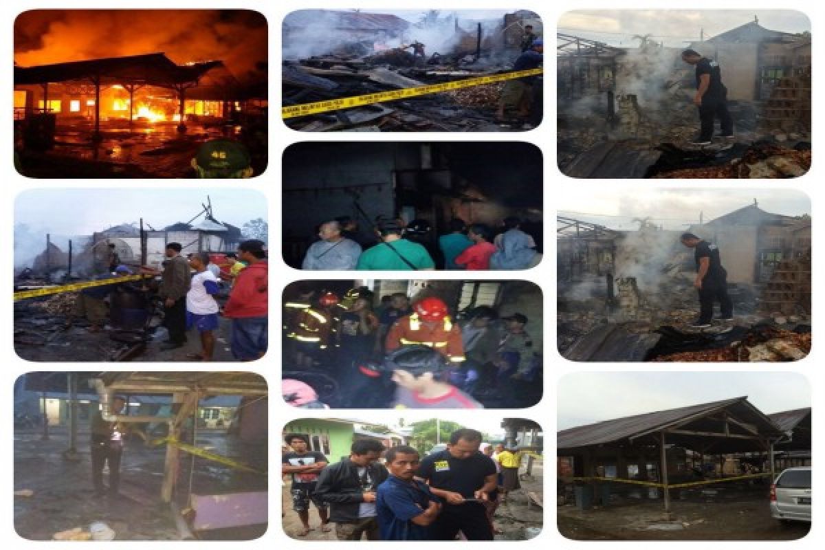Polisi Selidiki Penyebab Kebakaran Pabrik Kerupuk Singkawang 