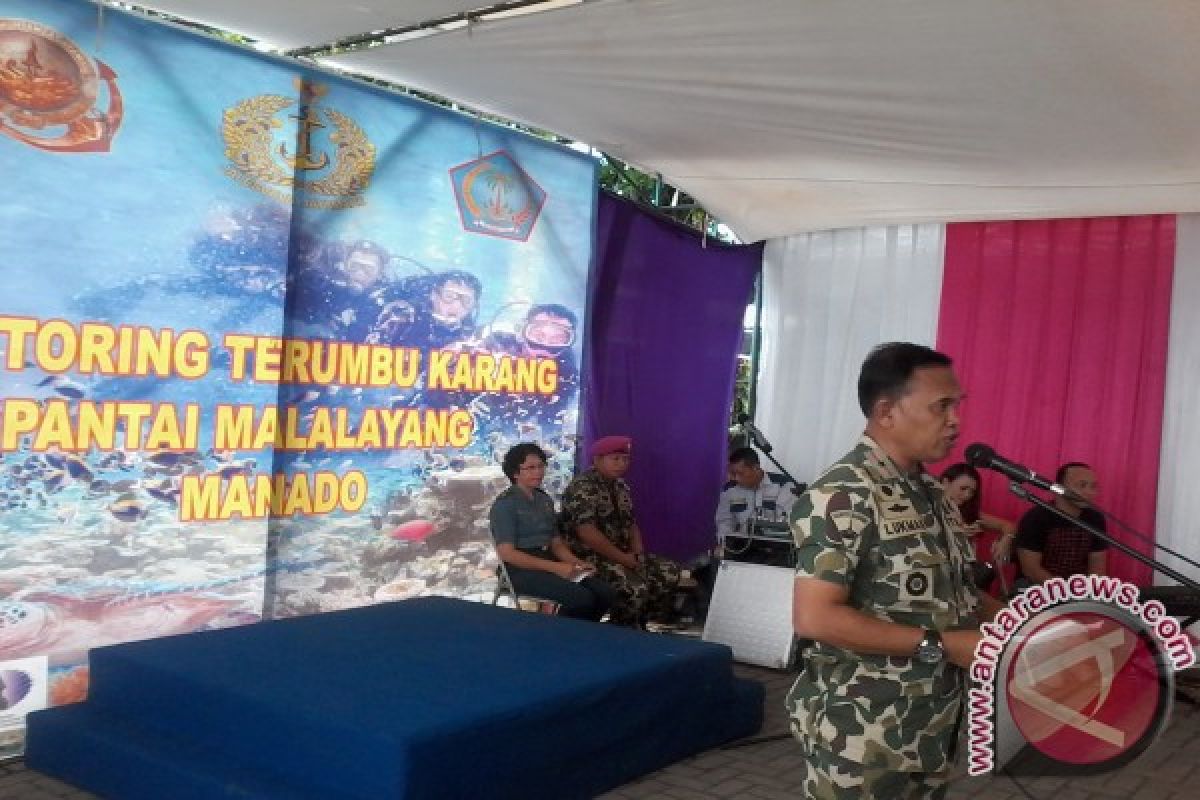 Korps Marinir monitoring terumbu karang SOLL