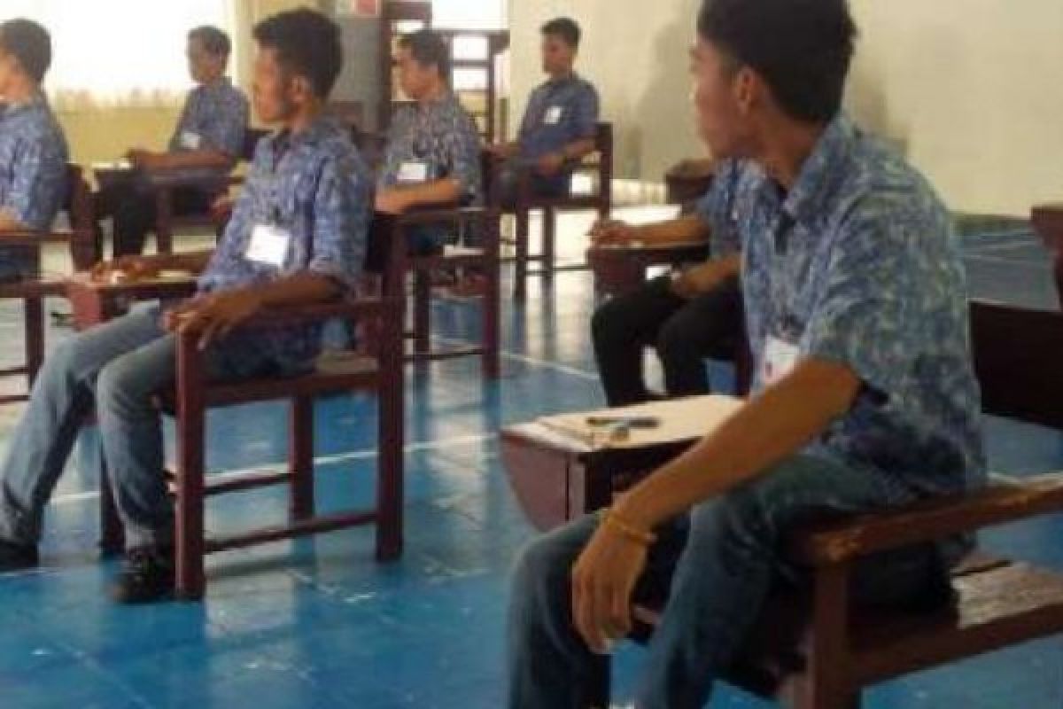 10 Tahanan Lapas Pekanbaru Ikut UN Paket B, 2 Absen