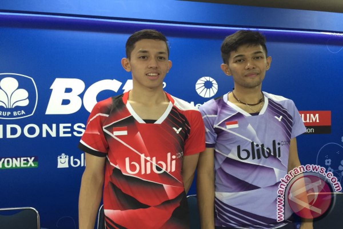 Ahsan/Hendra puji permainan Fajar/Rian di Indonesia Open