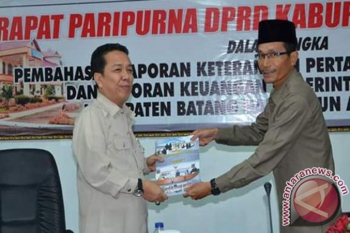 Ini dia rekomendasi dewan atas LKPJ bupati Batanghari 2015