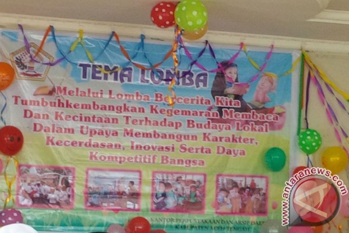 Pelajar Aceh Tengah ikuti lomba bercerita