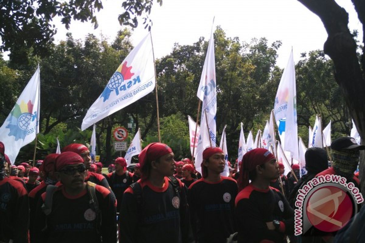 Prabowo hadiri deklarasi capres versi buruh KSPI