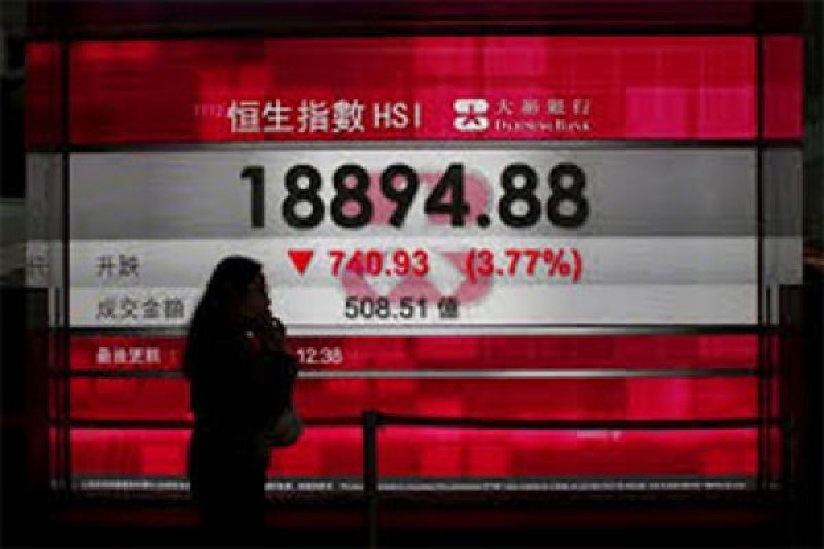 Bursa Hong Kong rontok, Indeks Hang Seng dibuka turun 125,54 poin