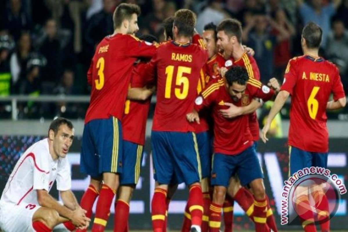 Spanyol Lolos Otomatis ke Rusia