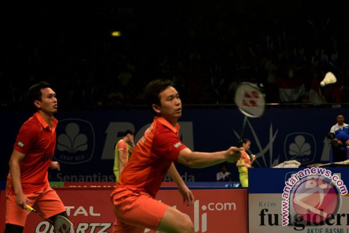 Hendra/Rian dan Ahsan/Berry mulai debut di Denmark