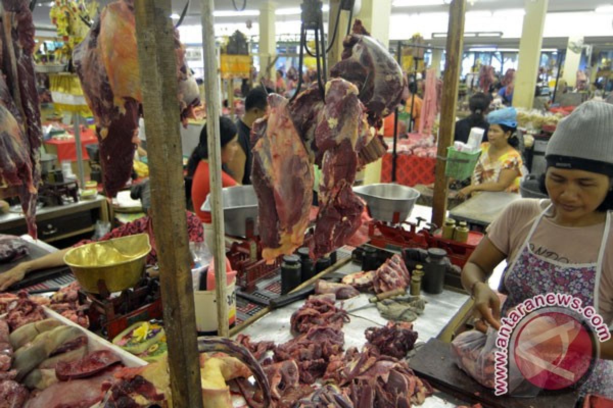 Yogyakarta digelontor 297 kg daging sapi murah