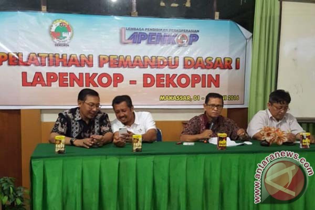 Lapenkop Sulsel perkuat keahlian anggota koperasi 