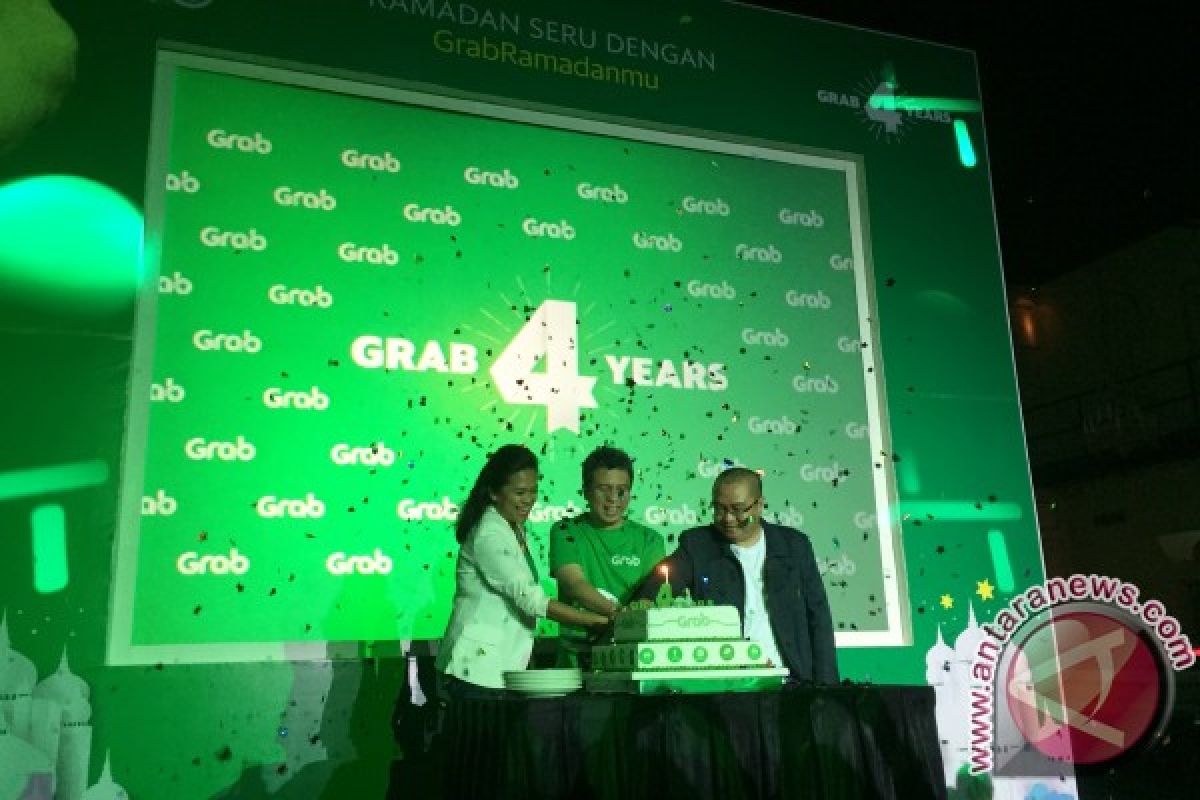 Genap 4 tahun, Grab pumya mitra 300 ribu pengemudi