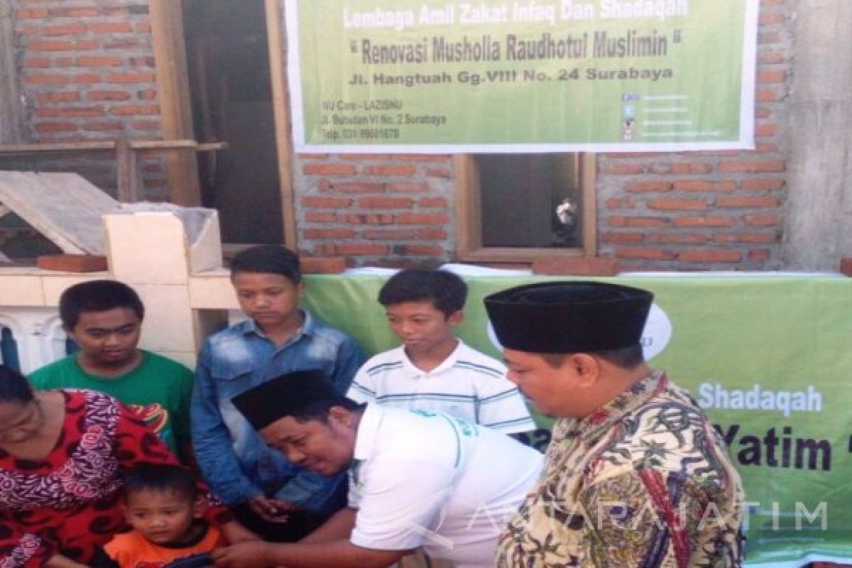 LAZISNU Surabaya Renovasi Mushalla Jelang Ramadhan