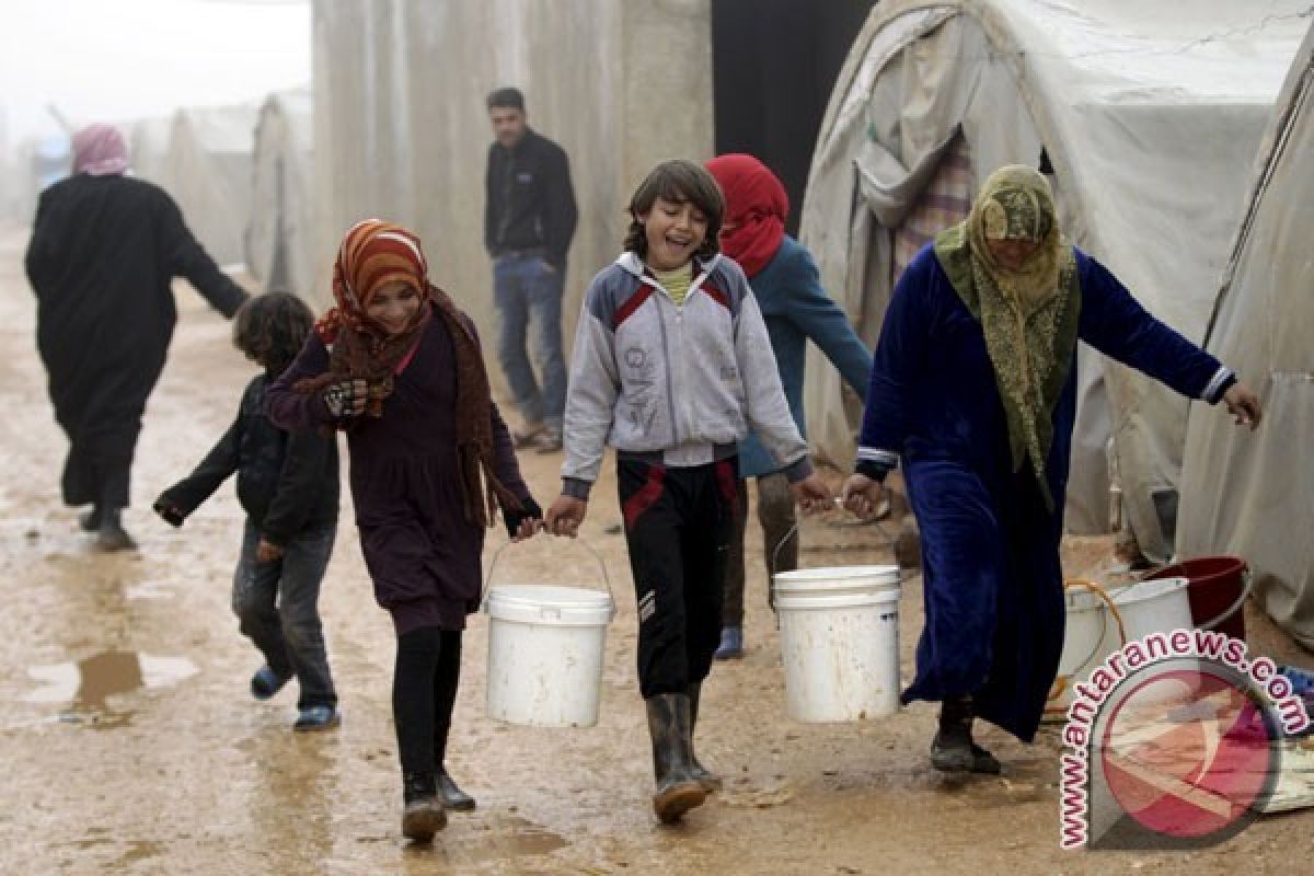 Arab Saudi Galang Dana Bantu Pengungsi Korban Perang Suriah