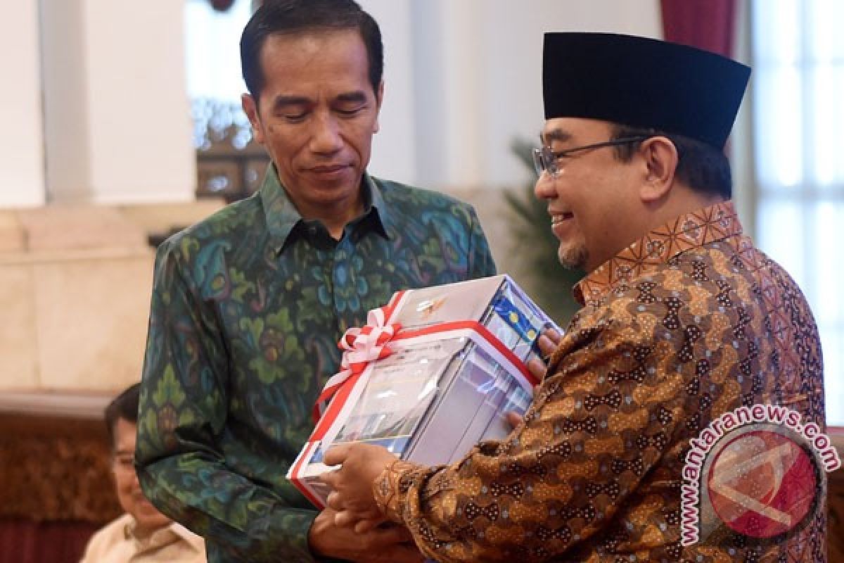 Presiden terima laporan hasil pemeriksaan BPK 2015