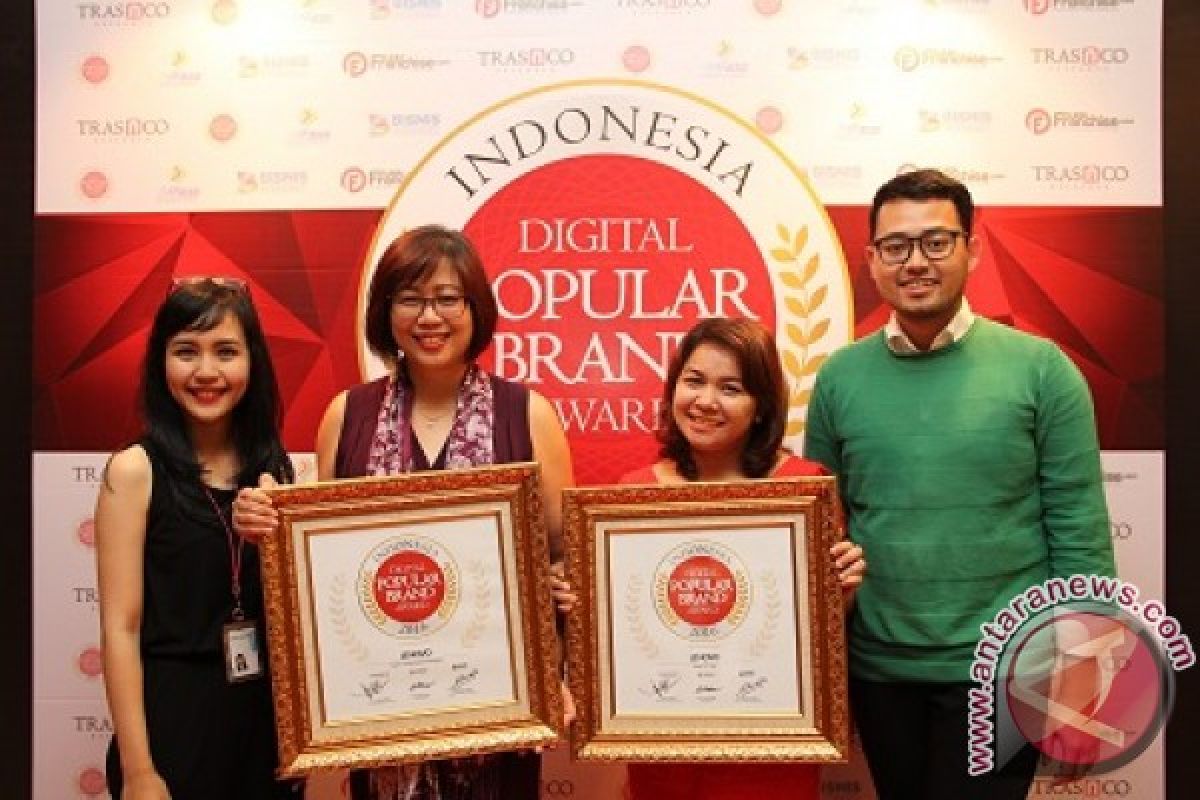 Lenovo Raih Indonesia Digital Popular Brand Award 2016 