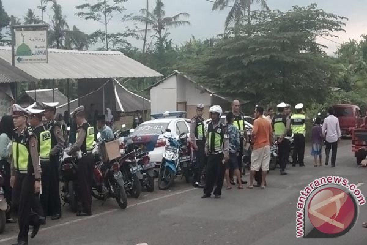 Polres Sukabumi Kota Sita Puluhan Sepeda Motor