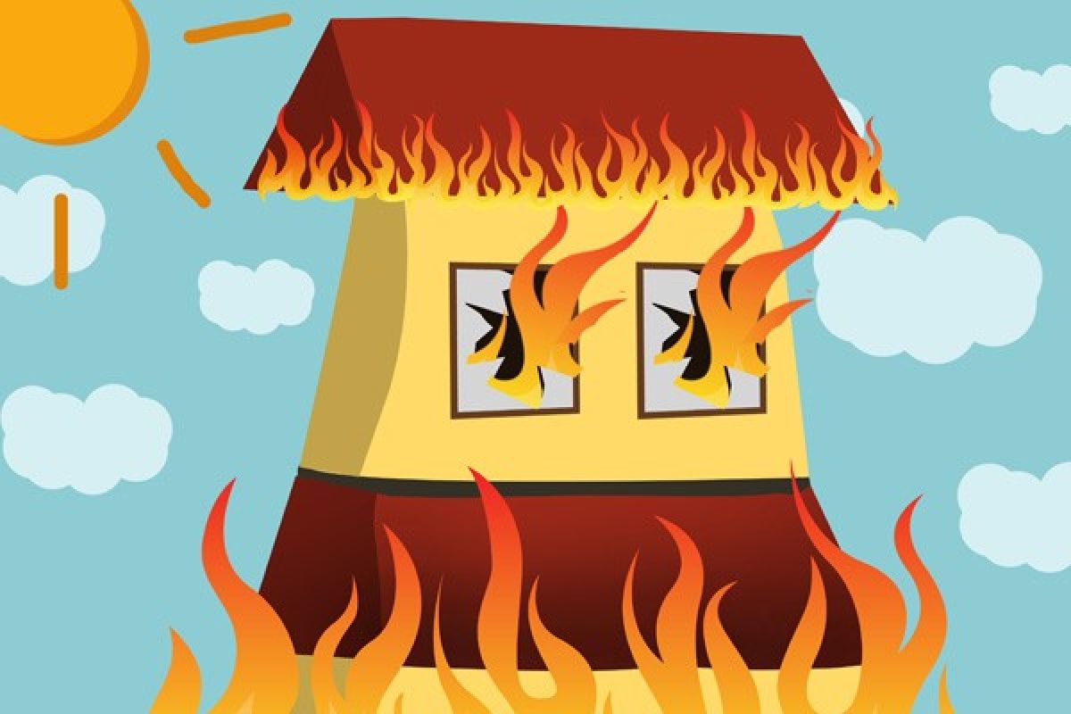 Kebakaran di Banjarmasin hanguskan belasan rumah