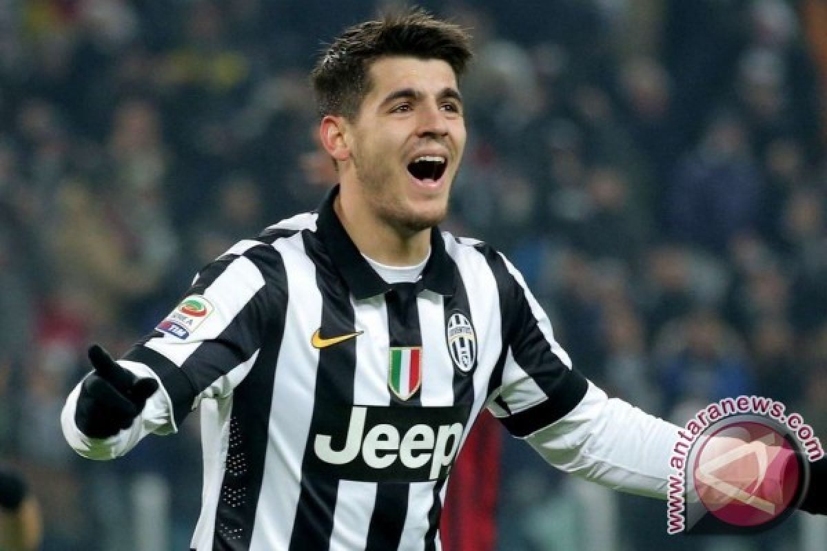 Alvaro Morata resmi berseragam Juventus dengan status pinjaman