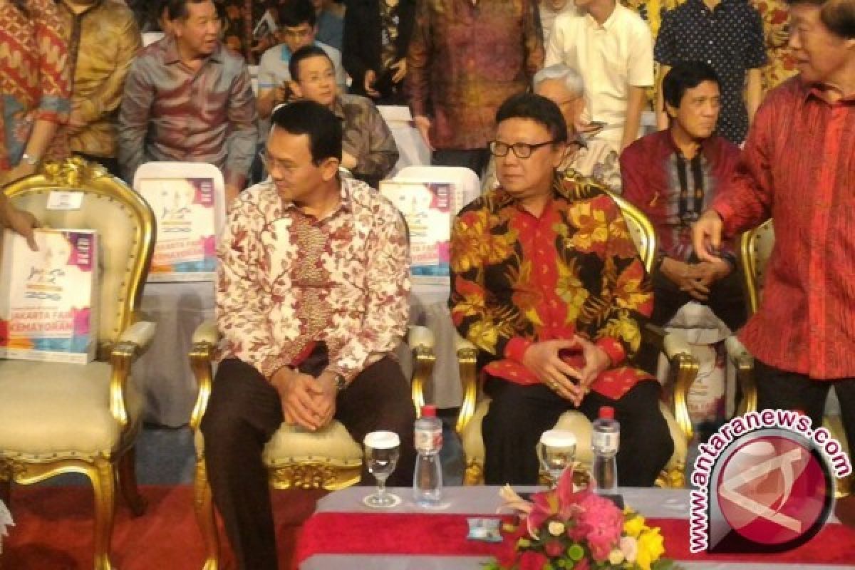 Panjang jelaskan program, Tjahjo sebut sambutan Ahok berbau kampanye