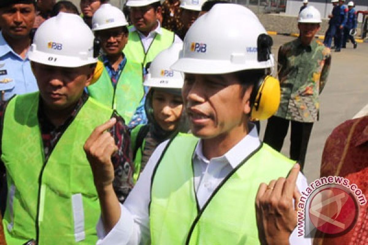 Presiden Jokowi Resmikan PLTGU Berkapasitas 2x25 Megawatt di Mataram