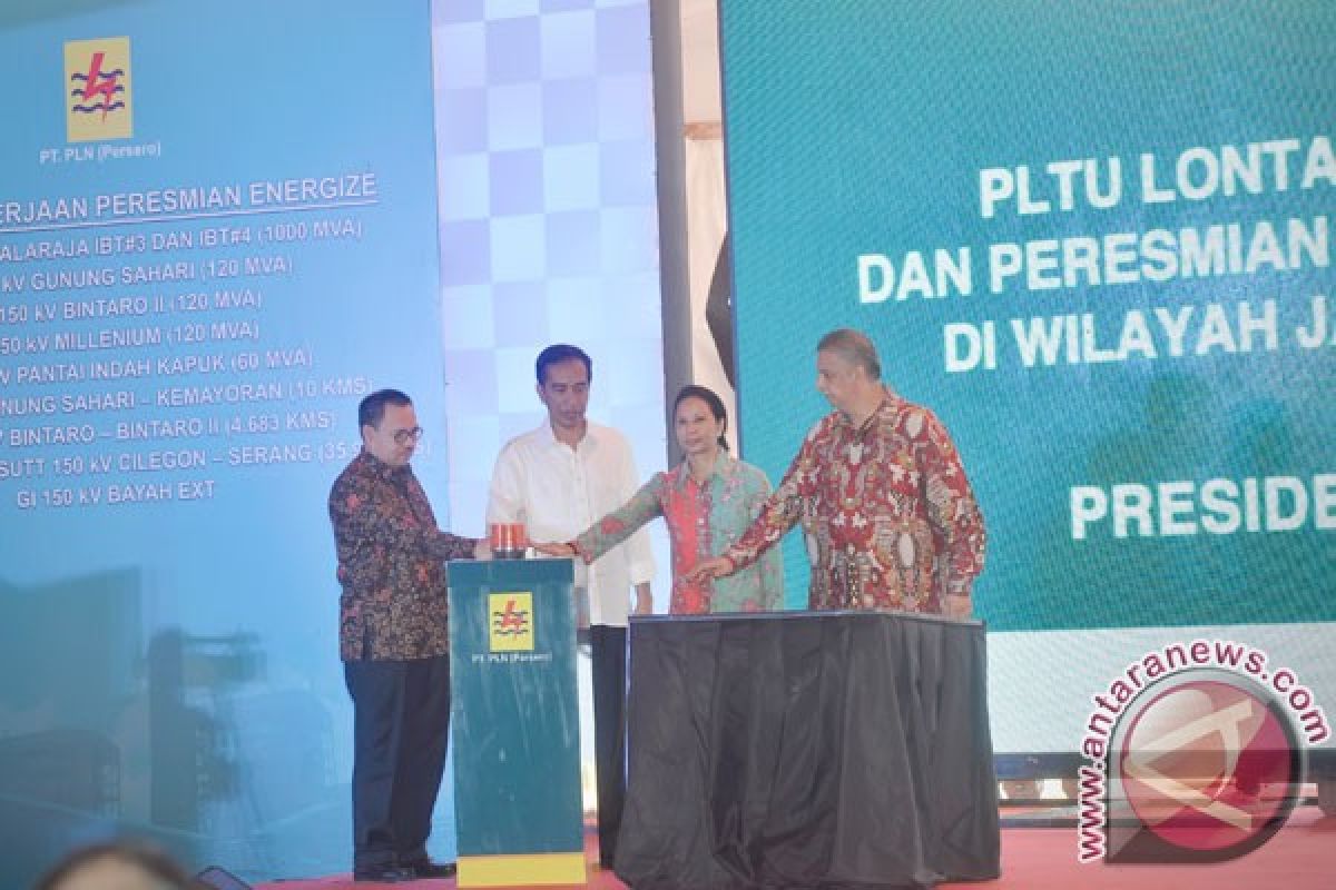 Jokowi "ngotot" pencapaian target listrik 35.000 MW dipercepat