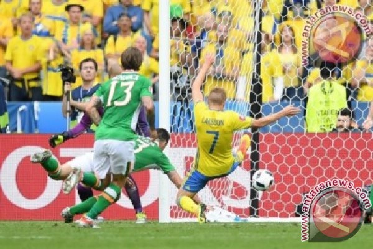 Euro 2016 - Gol bunuh diri selamatkan Swedia dari kekalahan atas Irlandia