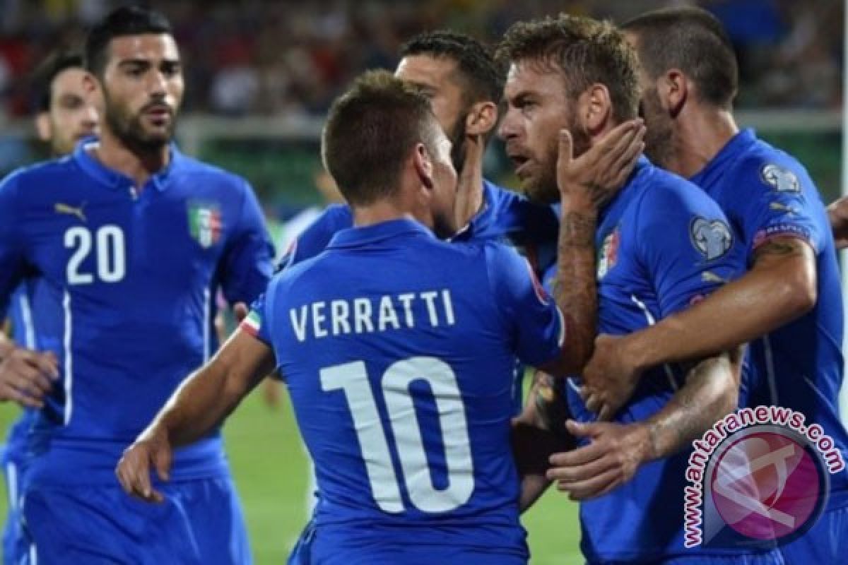 Italia taklukkan Belgia melalui gol Giaccherini dan Pelle