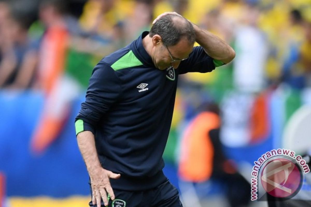 Euro 2016 - Ditahan imbang, pelatih Irlandia O'Neill tak salahkan pemain
