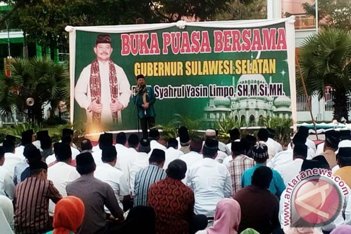 Gubernur Sulsel gelar buka puasa bersama 