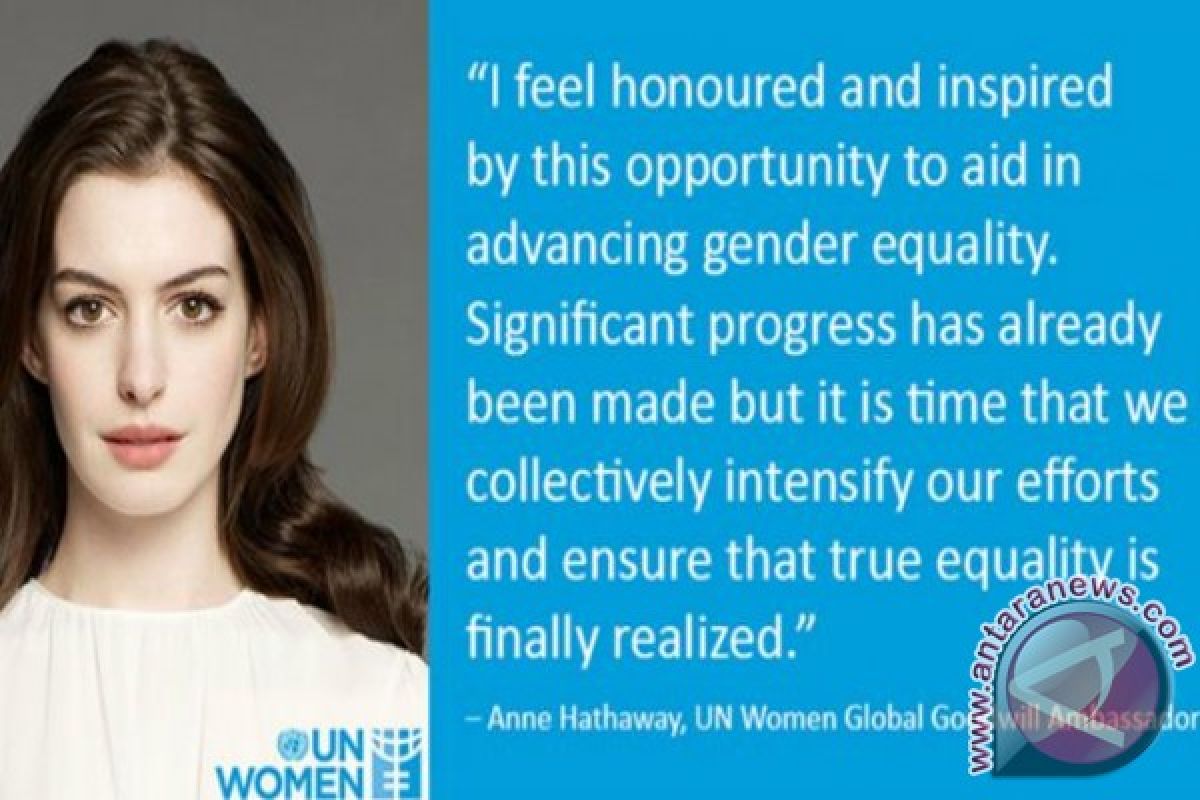 Anne Hathaway jadi Duta PBB